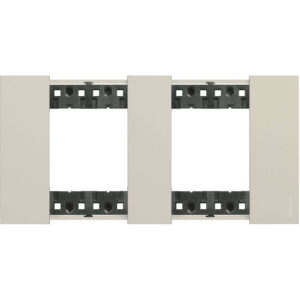 Декоративна рамка BTicino Living Now KA4802M2KM SAND крем 2x2 модула за 2 позиции Ø71 мм