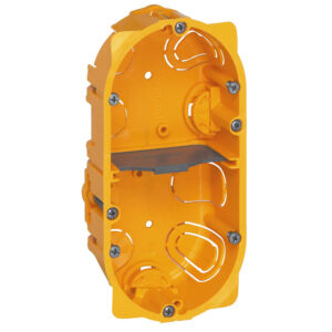 Двойна конзолна кутия за гипсокартон Legrand Batibox 080042 за 2 механизма 40 мм