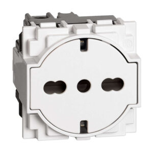 Плосък шуко контакт Bticino Living Now KW4140A16F