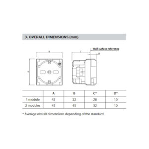 Контакт Bticino Living Now KW4180 италиански стандарт бял 1 модул 16A с детска защита