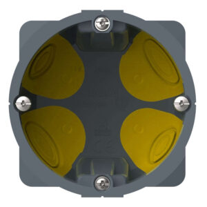 Конзолна кутия за гипсокартон BTicino PB502NN Ø71 мм 2 модула с мембрани, винтове и фиксиращи елементи