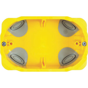 Конзолна кутия за гипсокартон BTicino PB503N 3 модула с мембрани и фиксиращи елементи