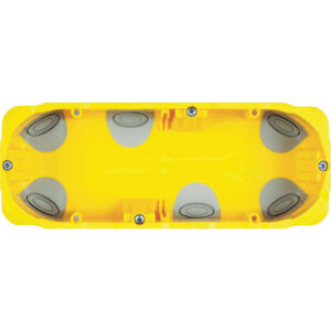 Конзолна кутия за гипсокартон BTicino PB506N 6 модула италиански стандарт с мембрани и фиксиращи елементи