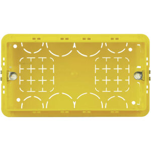 Конзолна кутия за мазилка BTicino 504E 4 модула за монтаж на механизми в масивна стена, италиански стандарт