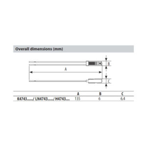 LED индикатор Bticino Living Now LN4743/230T подсветка с бяла светлина 230V