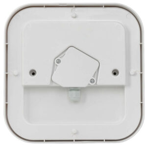 Влагозащитен LED плафон Ultralux LBHS1540WH Barcelona 15W 4000K 1000lm IP65 Ø19 бял цвят кръг