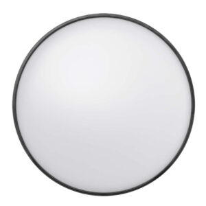 LED плафон Ultralux SPL1B24CCTB 24w, 1650lm, VIENNA, кръгла форма, черен корпус, смяна на цветна температура - 3000K/4000K/6500K IP20 385x60mm