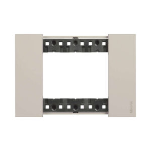 Декоративна рамка BTicino Living Now KA4803KM SAND | Крем, технополимер, 3 модула италиански стандарт