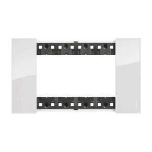 Декоративна рамка BTicino Living Now KA4804DW ICE | Лед, технополимер, 4 модула италиански стандарт