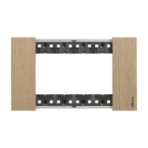 Декоративна рамка BTicino Living Now KA4804LM OAK | Дъб, естествено дърво, 4 модула италиански стандарт