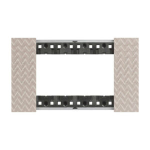 Декоративна рамка BTicino Living Now KA4804MM OPTIC | Илюзия, технополимер, 4 модула италиански стандарт