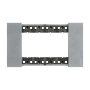 Декоративна рамка BTicino Living Now KA4804NW MOON | Луна, метална сплав zamak, 4 модула италиански стандарт