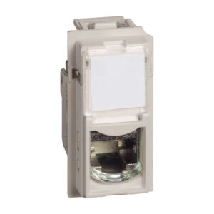 RJ45 розетка Bticino Living Now Cat6A STP крем
