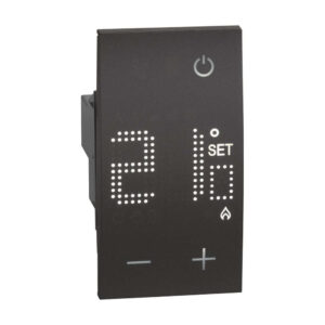 Стаен термостат Bticino Living Now KG4441 черен