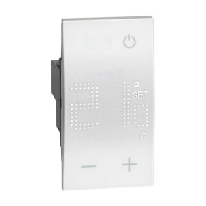 Стаен термостат Bticino Living Now KW4441 бял 2 модула LED дисплей