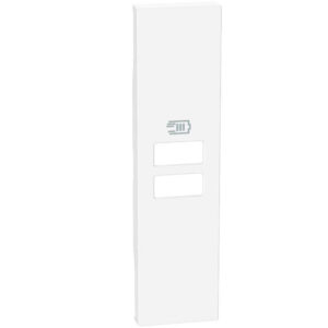 BTicino Living Now KW13C бял лицев панел 1M за USB A + USB C от серията Living Now.