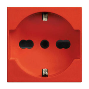 Контакт Bticino Classia R4140A16R червен 16A