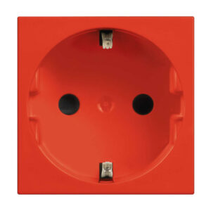 Контакт шуко Bticino Classia R4141R червен 16A