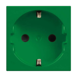 Контакт шуко Bticino Classia R4141V зелен 16A