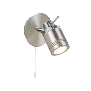 Аплик за баня Samson Spotlight Searchlight 6601SS 1xGU10 IP44 метал и стъкло