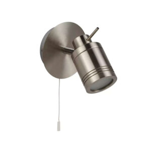 Аплик за баня Samson Spotlight Searchlight 6601SS 1xGU10 IP44 метал и стъкло