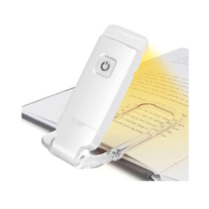 Акумулаторна LED лампа с щипка за книга Kopi LVT 1759 с USB-C зареждане и 3 цветни температури