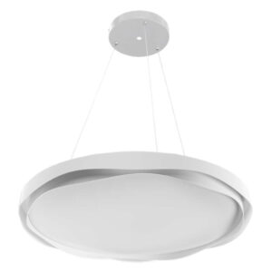 LED плафон с дистанционно димируем 3000K-6000К бял кръг Ø51 Ultralux SPL3L72RC Portofino LED плафон с дистанционно димируем, със смяна на цветна температура - топла, неутрална и студен, бял кръг Ø51 Ultralux SPL3L72RC Portofino