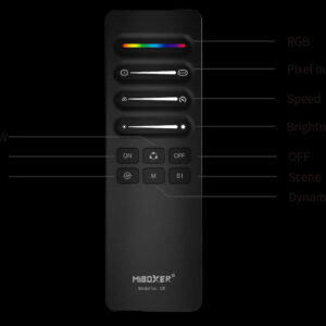 Дистанционно управление за LED лента 1 зона моно/RGB/+W SPI Mi Boxer C6 RF 2.4GHz