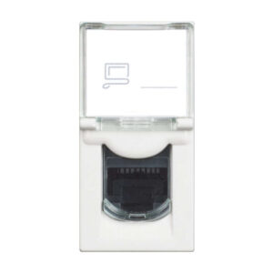 RJ45 розетка Bticino Classia RW4279C6S бяла