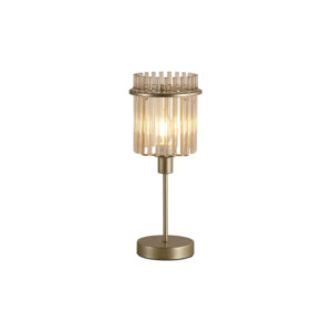 Настолна лампа Swizzle Searchlight 55622CP 220V E14 фасунга метал и стъкло