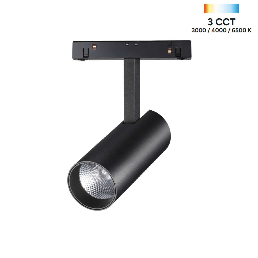 LED прожектор за магнитно осветление Lumines Genesis LUM-37-0110-10 7W 3 CCT 840lm 24° CRI90