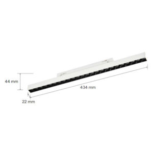 LED прожектор за магнитно осветление Lumines Genesis LUM-37-0086-10 24W 1440lm 4000K 36° CRI90