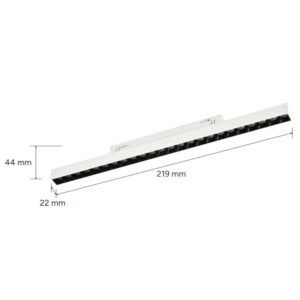 LED прожектор за магнитно осветление Lumines Genesis LUM-37-0084-10 12W 720lm 4000K 36° CRI90