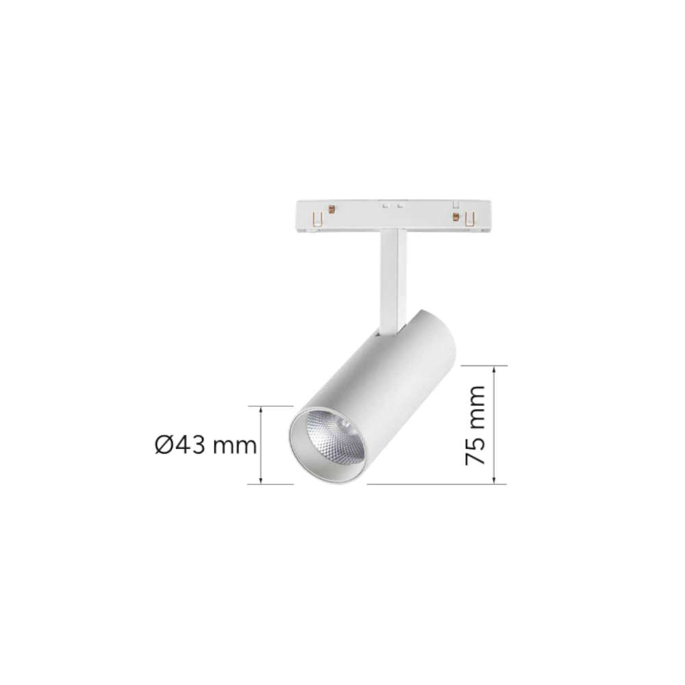LED прожектор за магнитно осветление Lumines Genesis LUM-37-0092-10 7W 4000K 945lm 24° CRI90 - Image 3