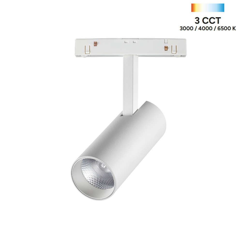 LED прожектор за магнитно осветление Lumines Genesis LUM-37-0130-10 7W 3 CCT 840lm 24° CRI90