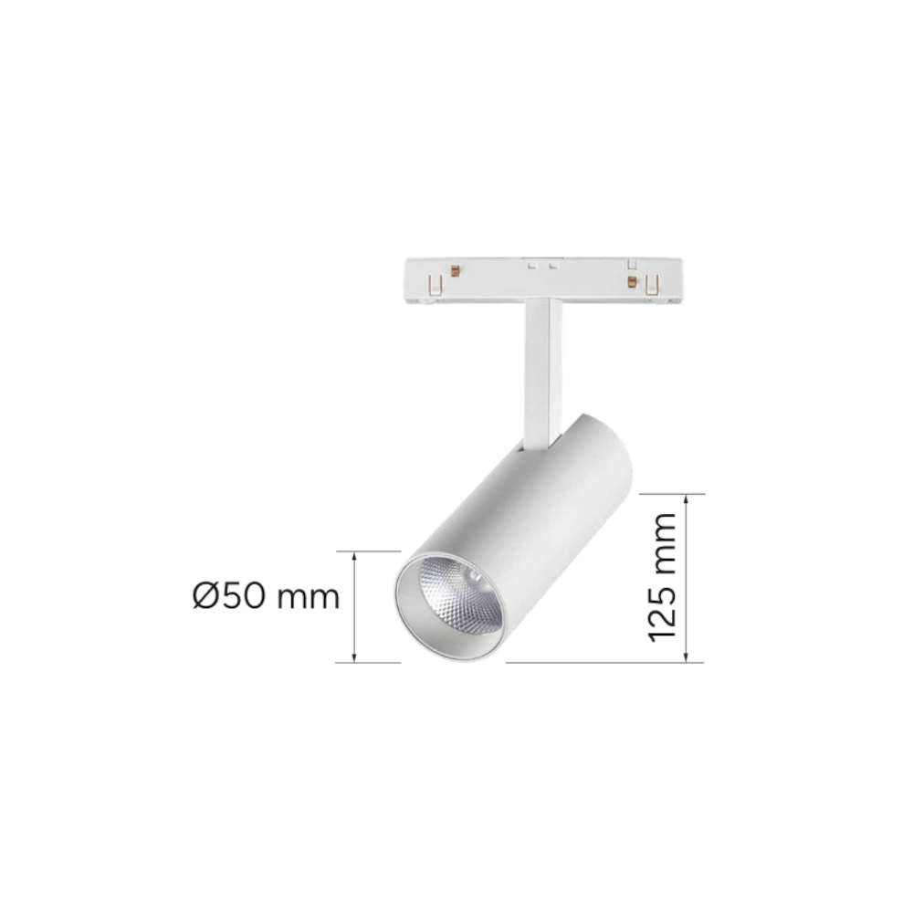 LED прожектор за магнитно осветление Lumines Genesis LUM-37-0093-10 12W 4000K 1620lm 24° CRI90 - Image 3