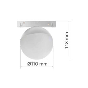 LED прожектор за магнитно осветление Lumines Genesis LUM-37-0097-10 10W 500lm 4000K 130° CRI90