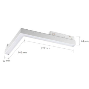 LED прожектор за магнитно осветление Lumines Genesis LUM-37-0129-10 3 CCT 24W 2880lm 110° CRI90