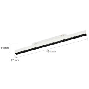 SMART LED прожектор за магнитно осветление Lumines Genesis LUM-37-0136-10 24W 2880lm 36° CRI90 UGR<19