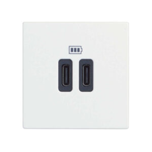 USB розетка Type-C Bticino Classia RW4286C2