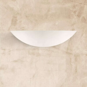 Гипсов аплик Searchlight Plaster 102 – стенна лампа за боядисване с фасунга E27