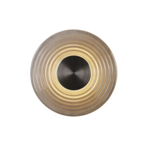 LED аплик Cleo Searchlight 32210GY матиран хром и сиво стъкло