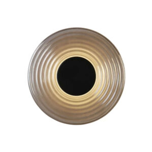 LED аплик Cleo Searchlight 32210SM черен метал и опушено стъкло