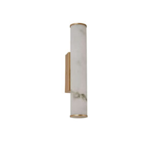 LED аплик за баня Wales Searchlight 61185-1GO IP44 13W 3000K 1073lm мат злато и мраморна смола