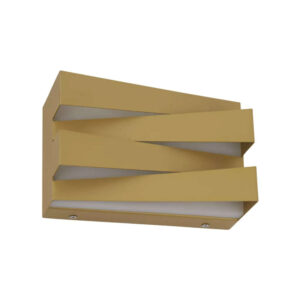 LED аплик Section Searchlight 86410GO – дизайнерска златна стенна лампа 18W 3000K