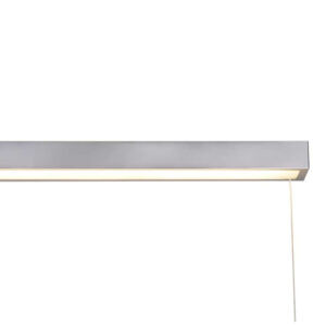 LED аплик с ключ Venti Searchlight 86432-90 IP44 26W 3000K 1113lm хром метал с матиран поликарбонат