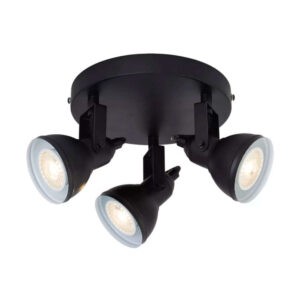Спот осветително тяло Focus Searchlight 1543BK 3xGU10 черен метал