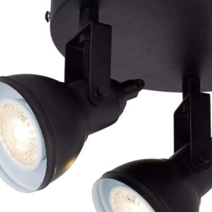 Спот осветително тяло Focus Searchlight 1543BK 3xGU10 черен метал