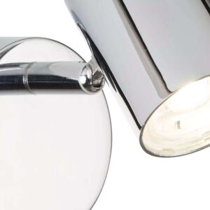 Лампа за стена LED аплик с ключ Rollo Searchlight 3171CC 4W 3000K 389lm хром метал