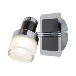 LED аплик за баня Rabalux Harold 5021 с метален корпус, стъклен дифузер, 5W, 4000K и защита IP44